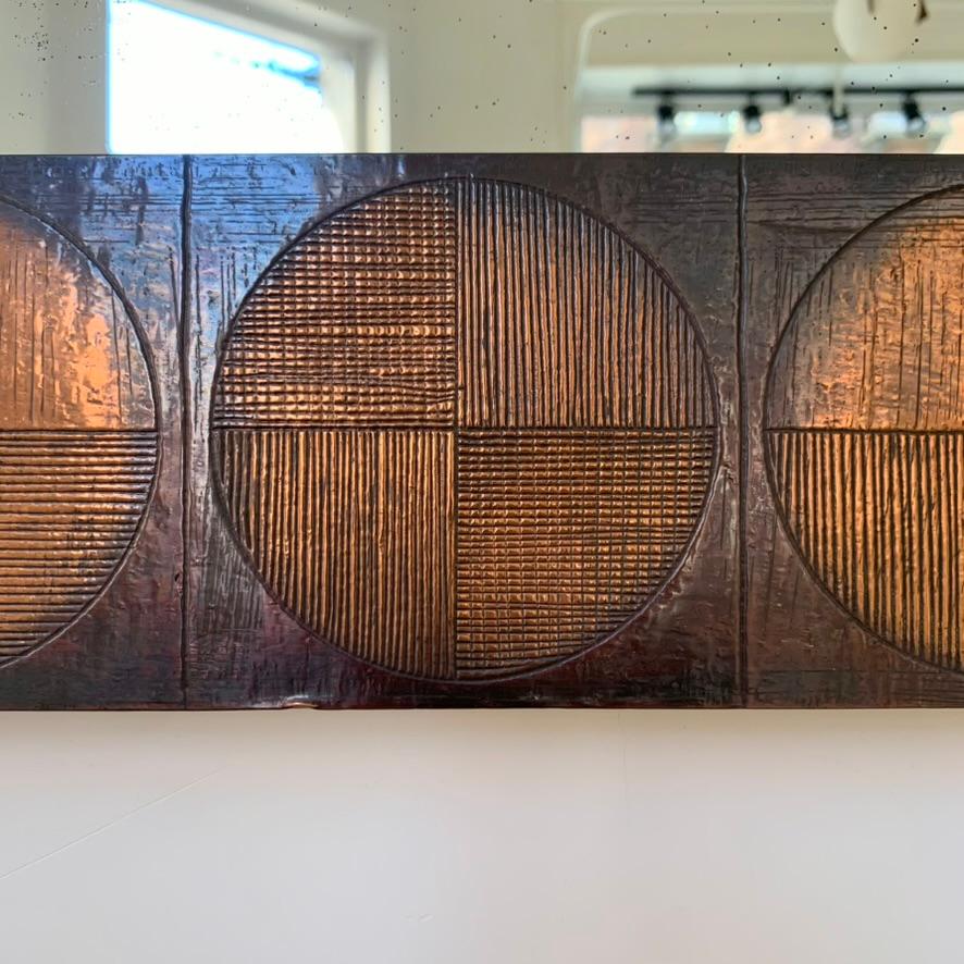 Miroir mural original estampillé Santambrogio & De Berti, circa 1960, Italie. en vente 3
