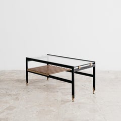 Sant'Ambrogio & De Berti Wooden coffee table 1960s design Modernism