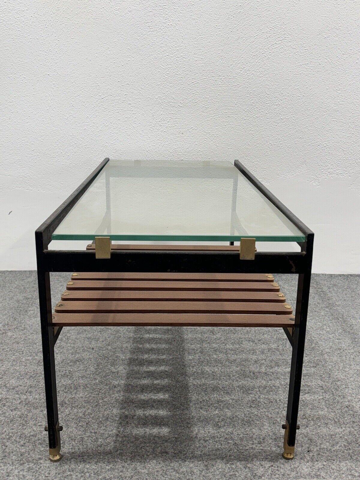 Sant'Ambrogio & De Berti Wooden coffee table 1960s design Modernism For Sale 1