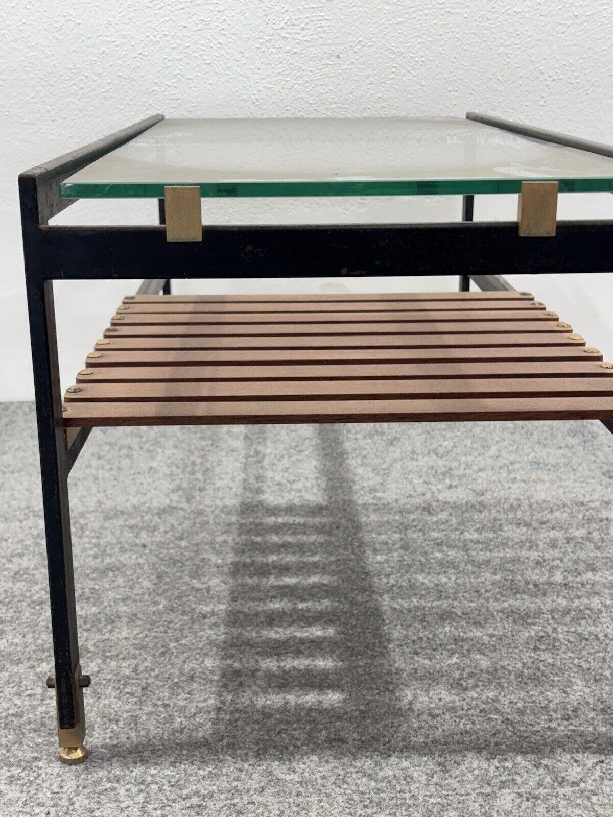 Sant'Ambrogio & De Berti Wooden coffee table 1960s design Modernism For Sale 3
