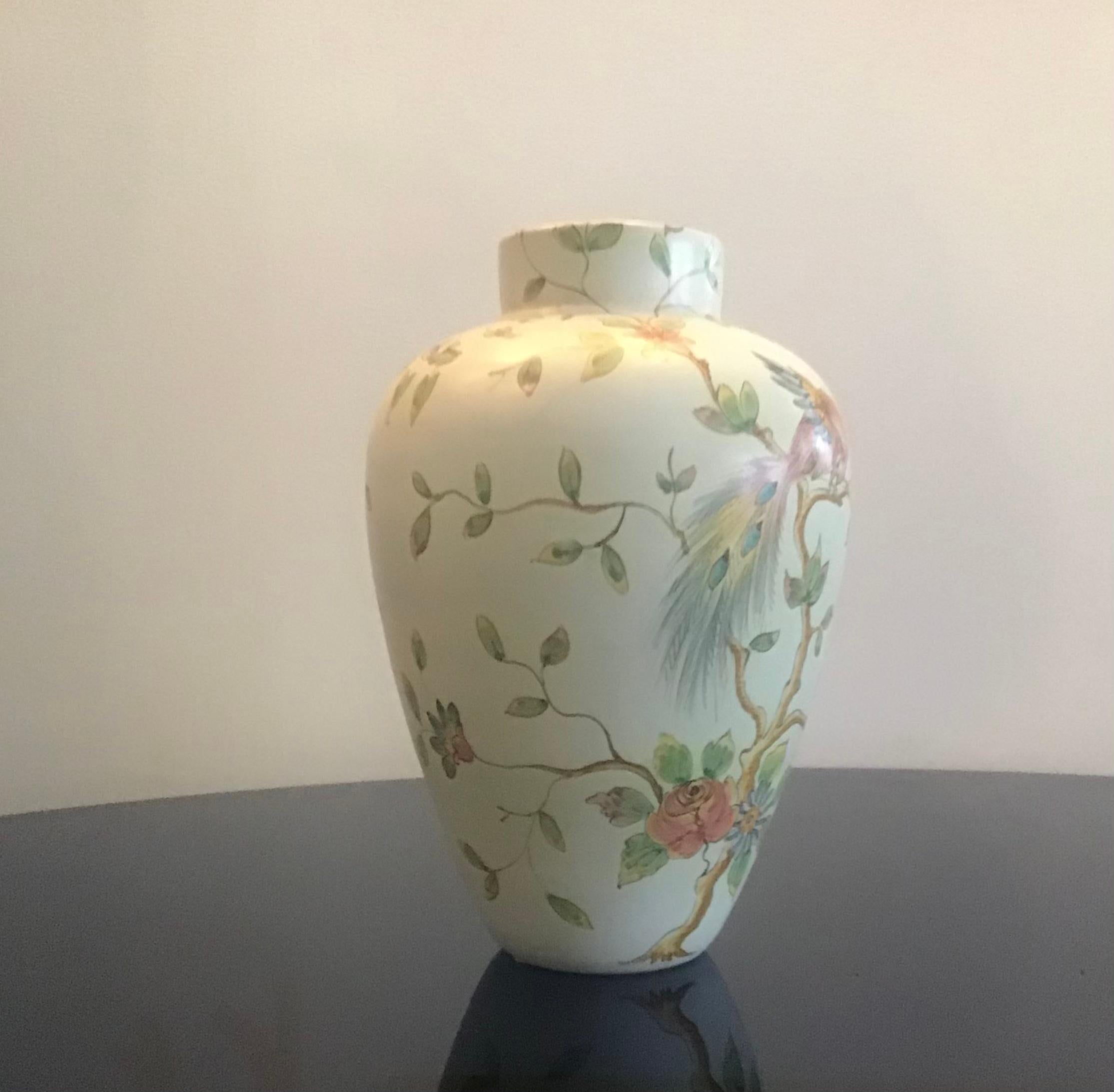 Santarelli “Gualdo Tadino” Vase Ceramic, 1940, Italy For Sale 2