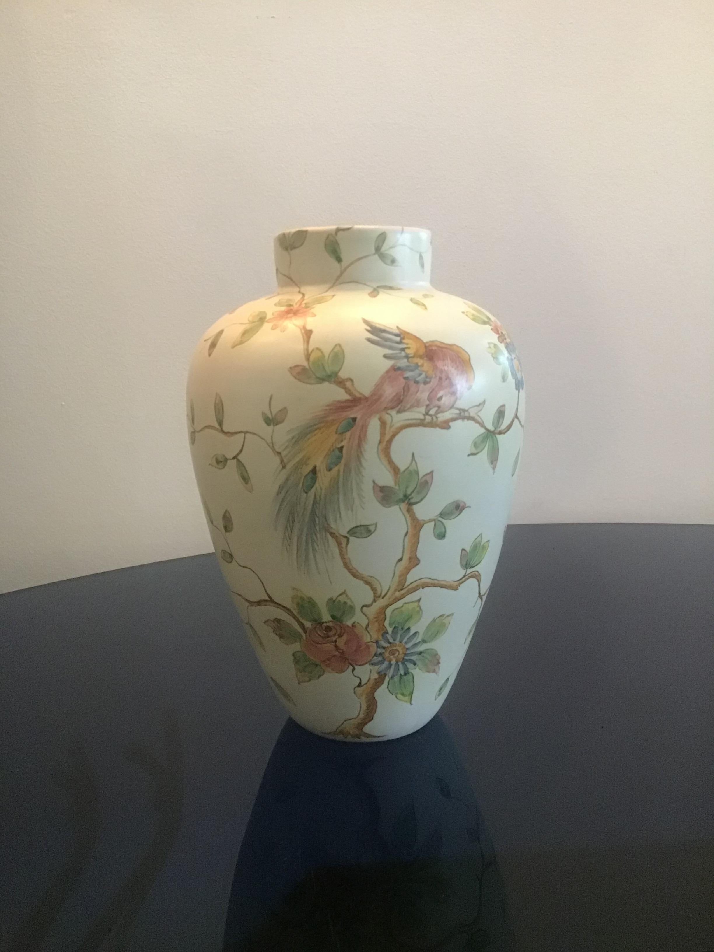 Other Santarelli “Gualdo Tadino” Vase Ceramic, 1940, Italy For Sale