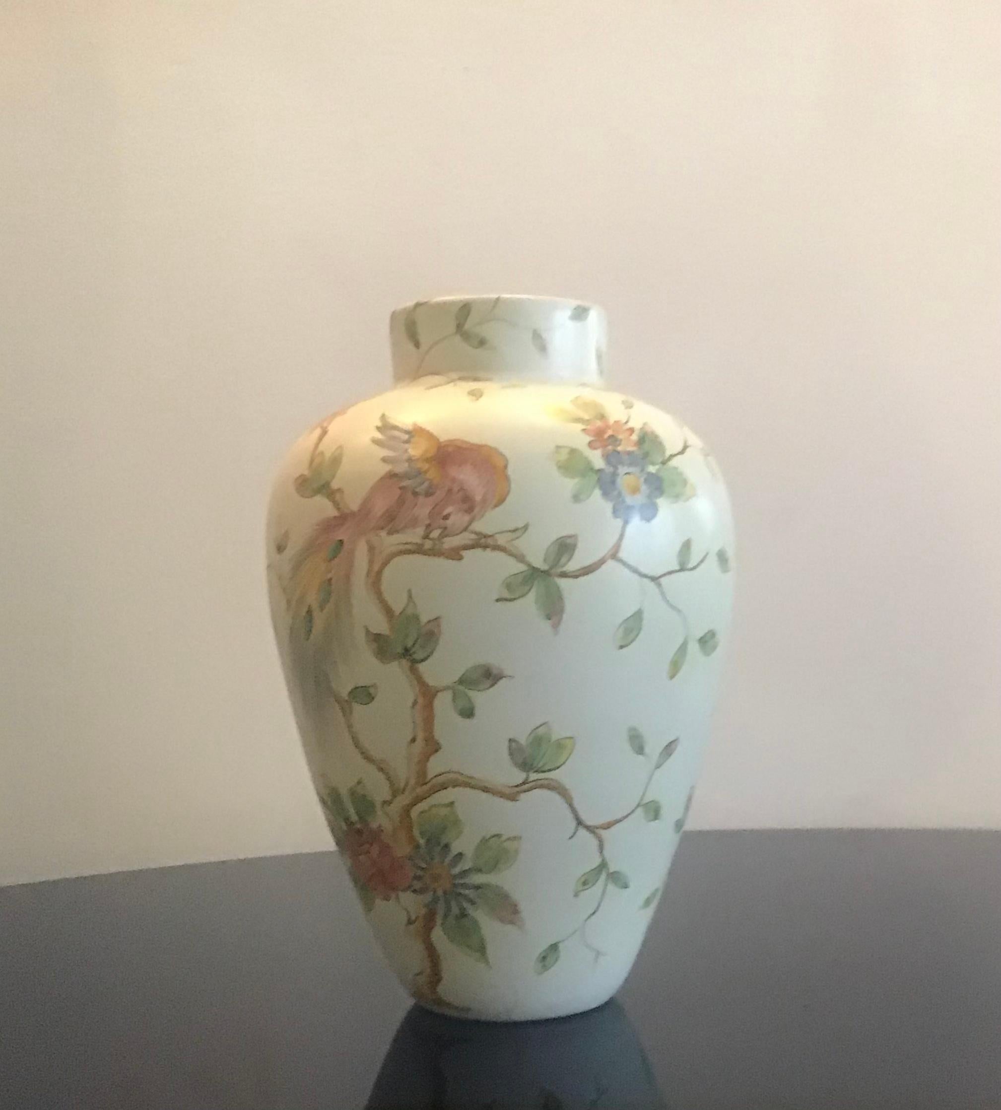 Santarelli “Gualdo Tadino” Vase Ceramic, 1940, Italy In Excellent Condition For Sale In Milano, IT