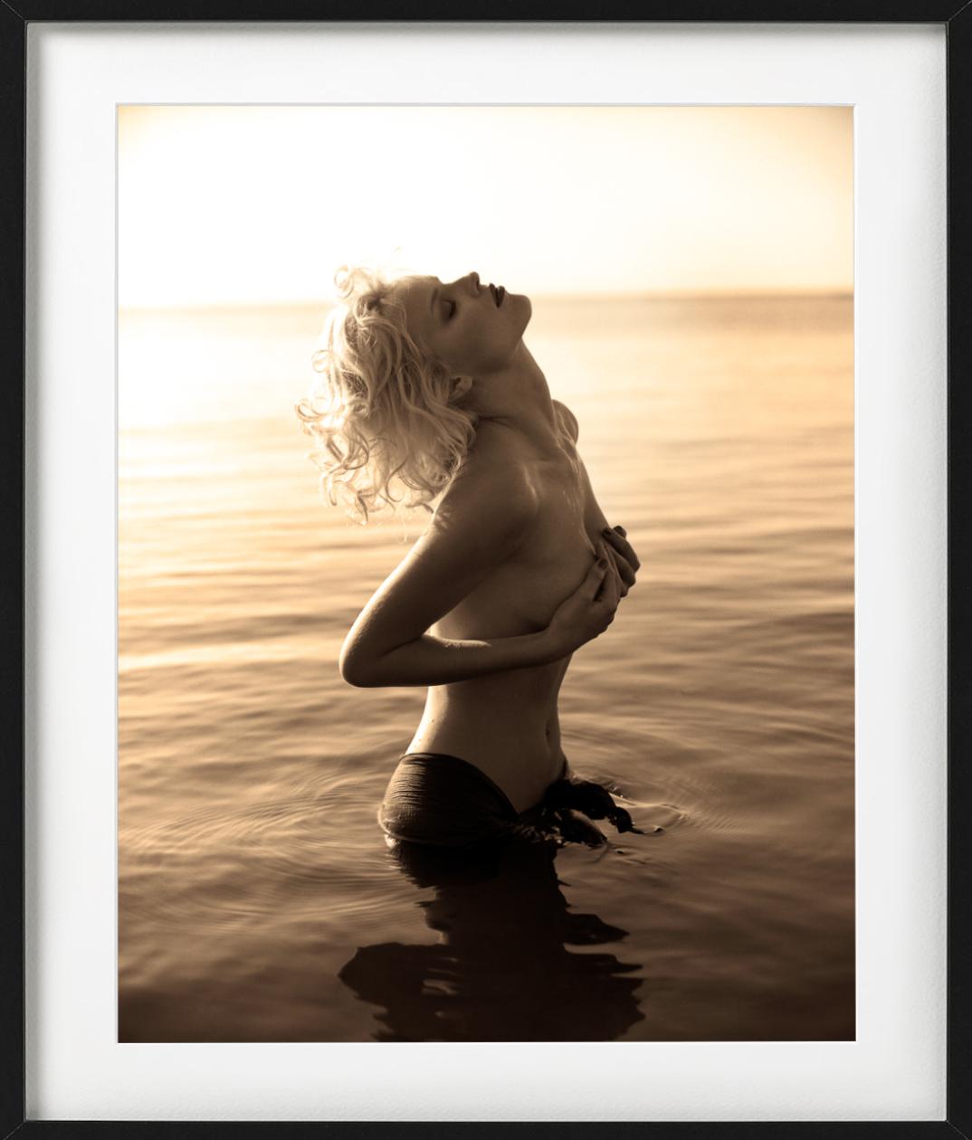 Eva Herzigova, Delano Hotel - nude model in water, fine art photography, 1996 For Sale 3