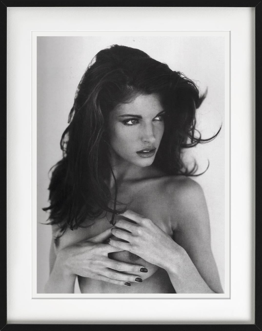 Stephanie Seymour for Playboy - b&w Nude Portrait, Fine Art Photography, 1993 For Sale 7