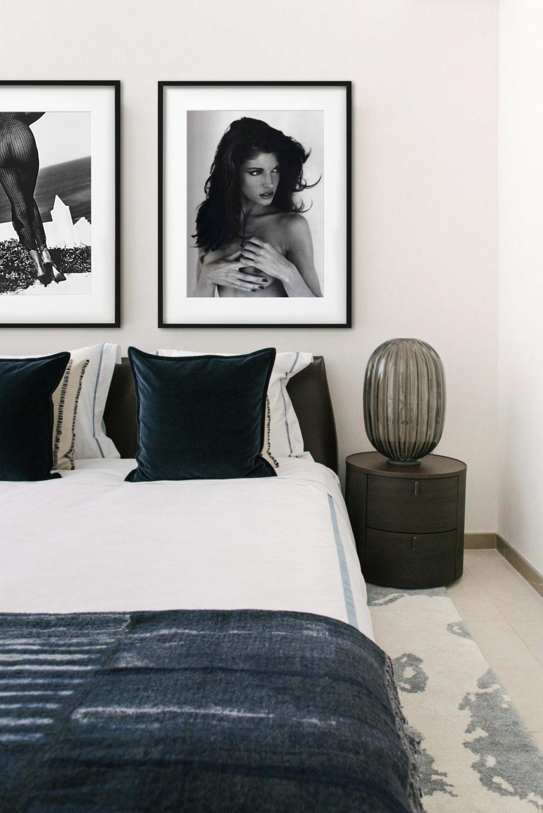 Stephanie Seymour for Playboy - b&w Nude Portrait, Fine Art Photography, 1993 For Sale 2