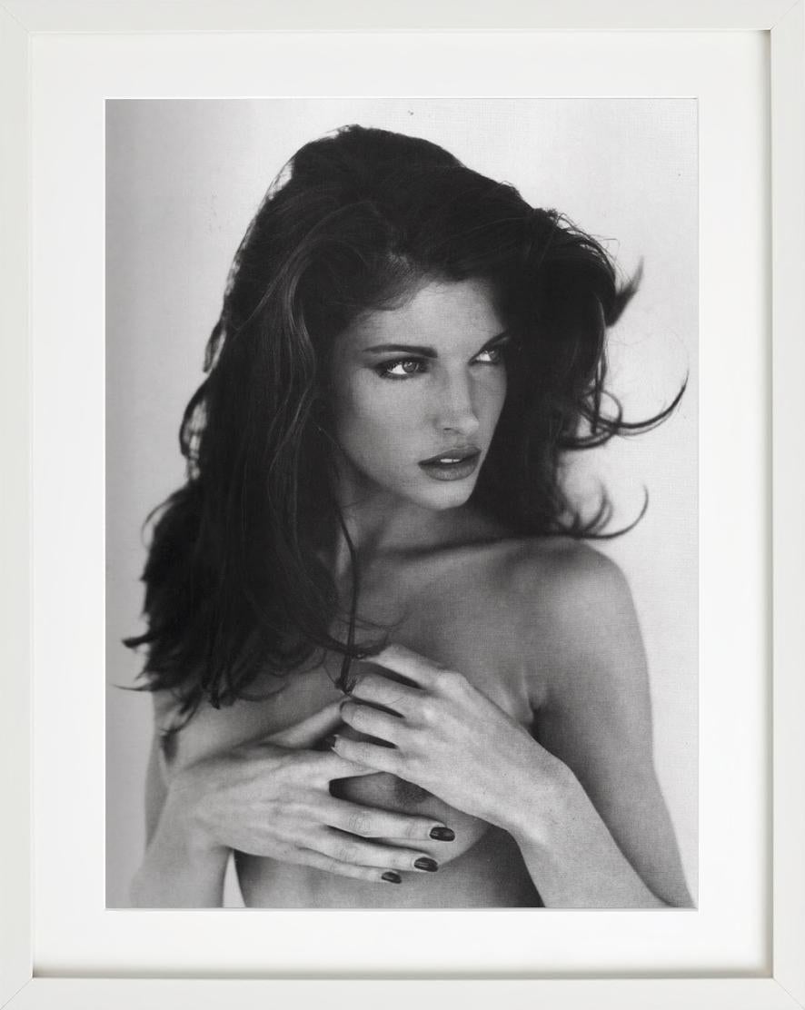 Stephanie Seymour for Playboy - b&w Nude Portrait, Fine Art Photography, 1993 For Sale 3