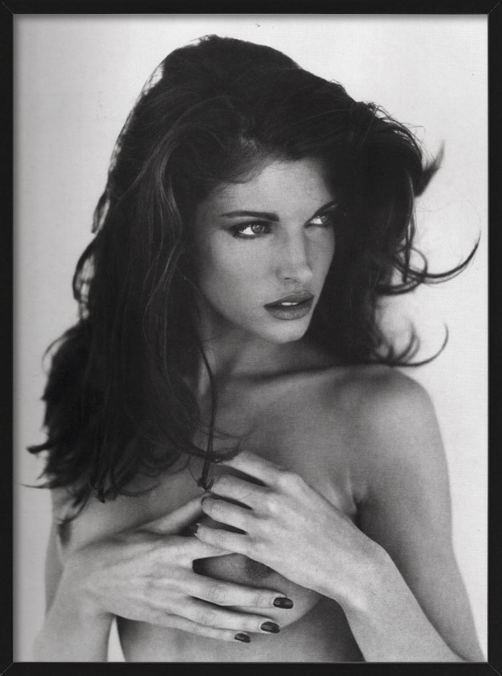 Stephanie Seymour for Playboy - b&w Nude Portrait, Fine Art Photography, 1993 For Sale 4