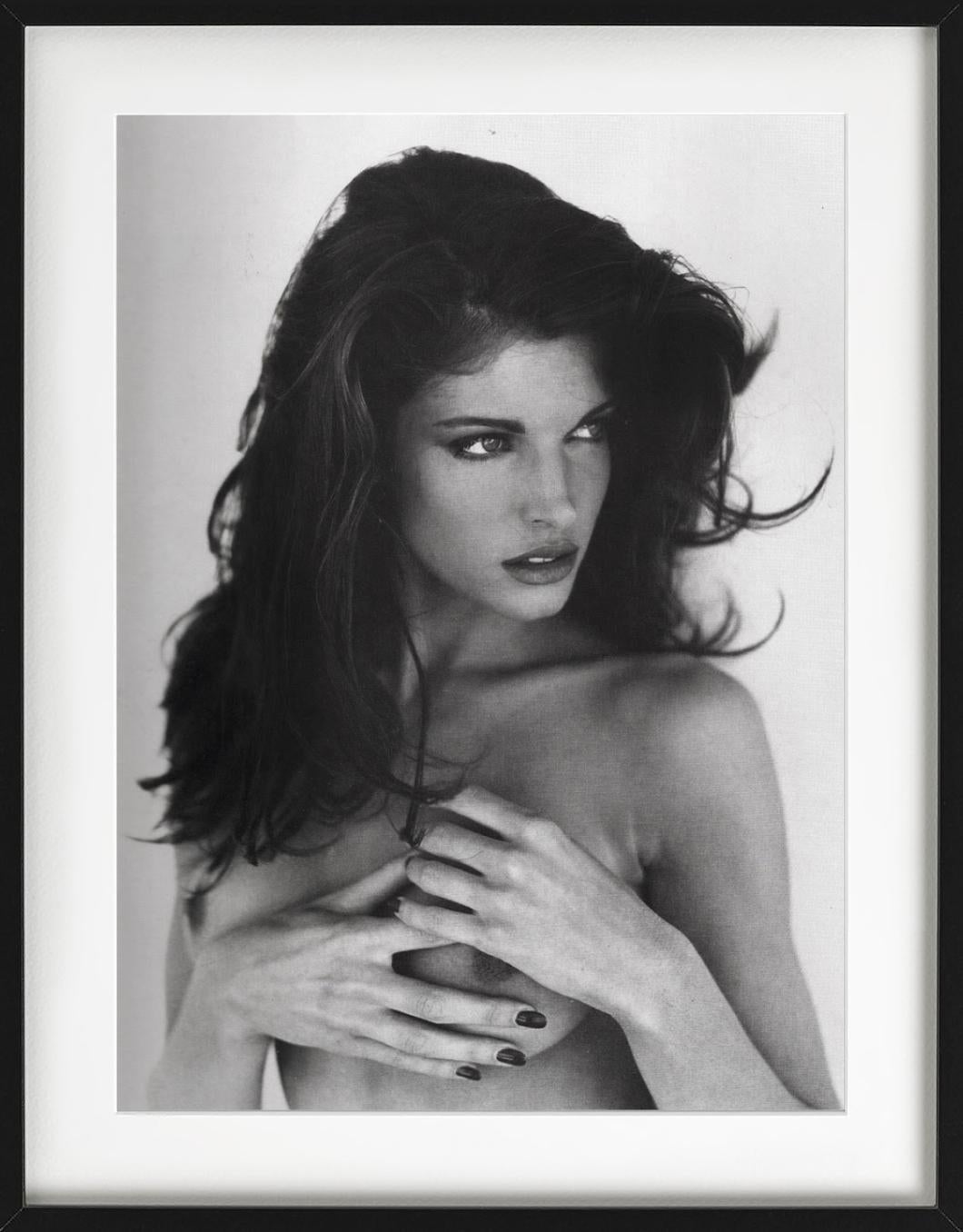Stephanie Seymour for Playboy - b&w Nude Portrait, Fine Art Photography, 1993 For Sale 6