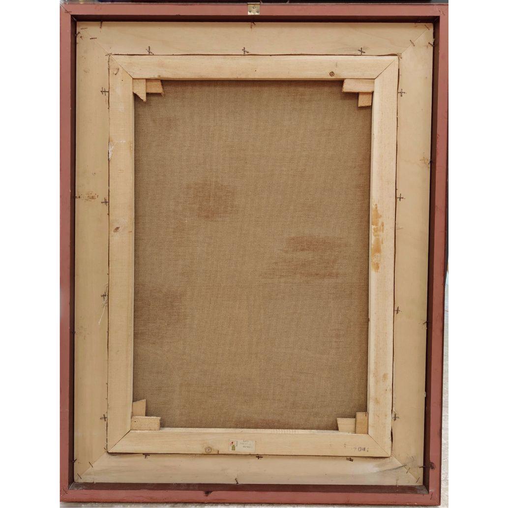 Canvas Sante Monachesi, olio su tela, 