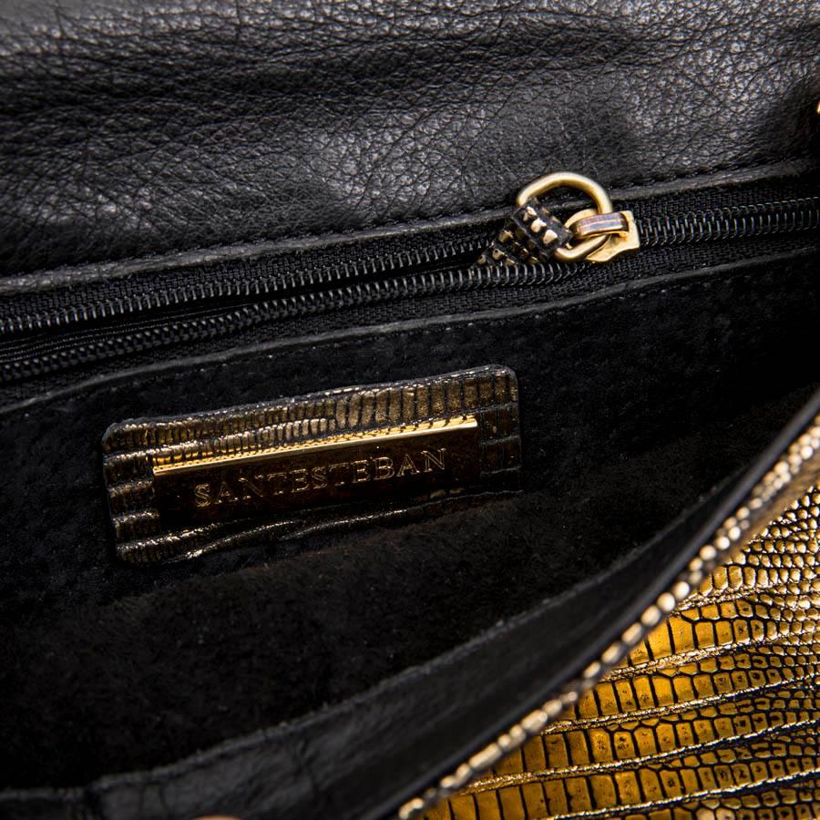 SANTESTEBAN Bag in Golden Lizard 2