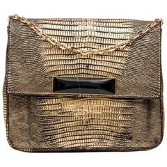 SANTESTEBAN Bag in Golden Lizard