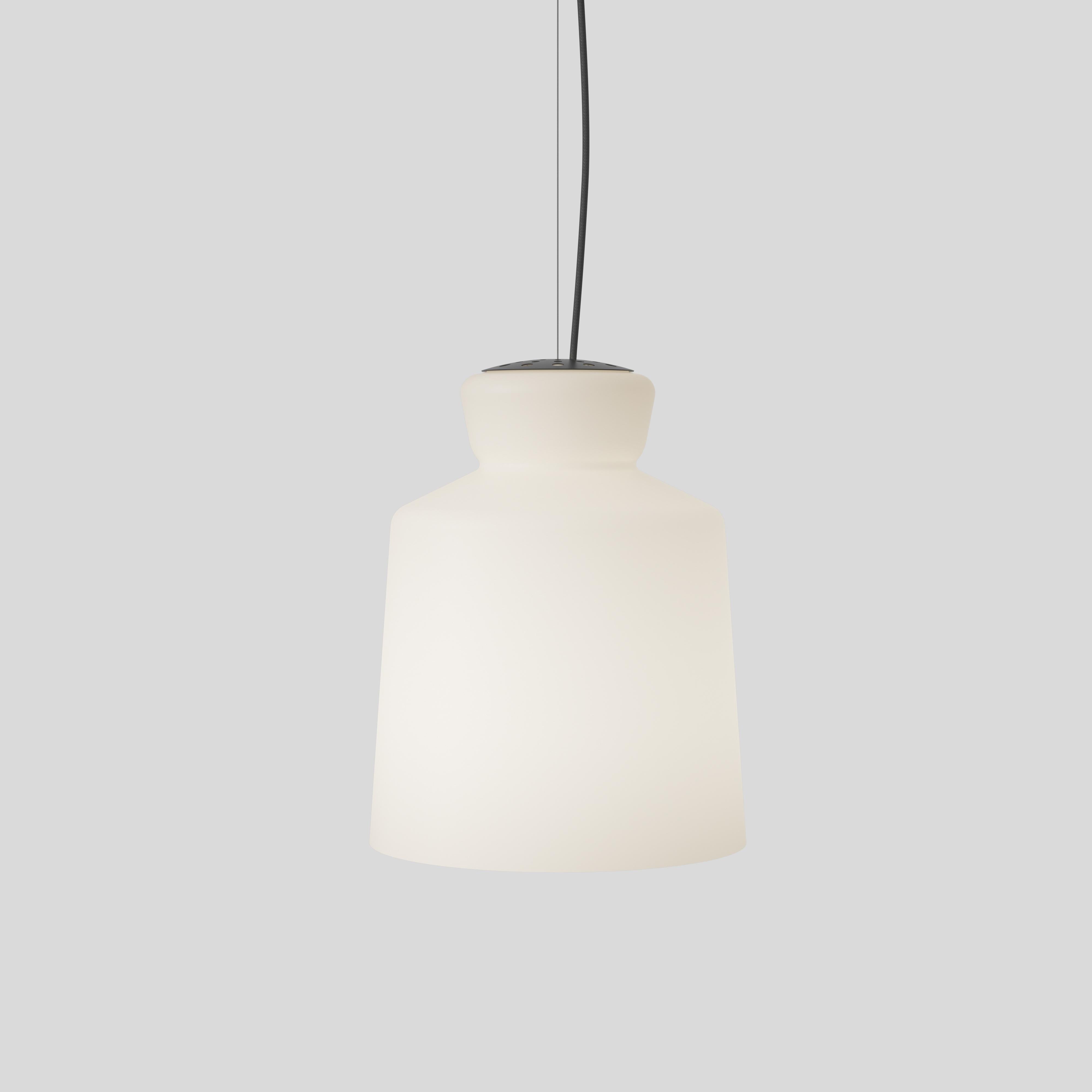 Santi & Borachia SB Cinquantotto Opaline Ceiling Lamp for Astep For Sale 2