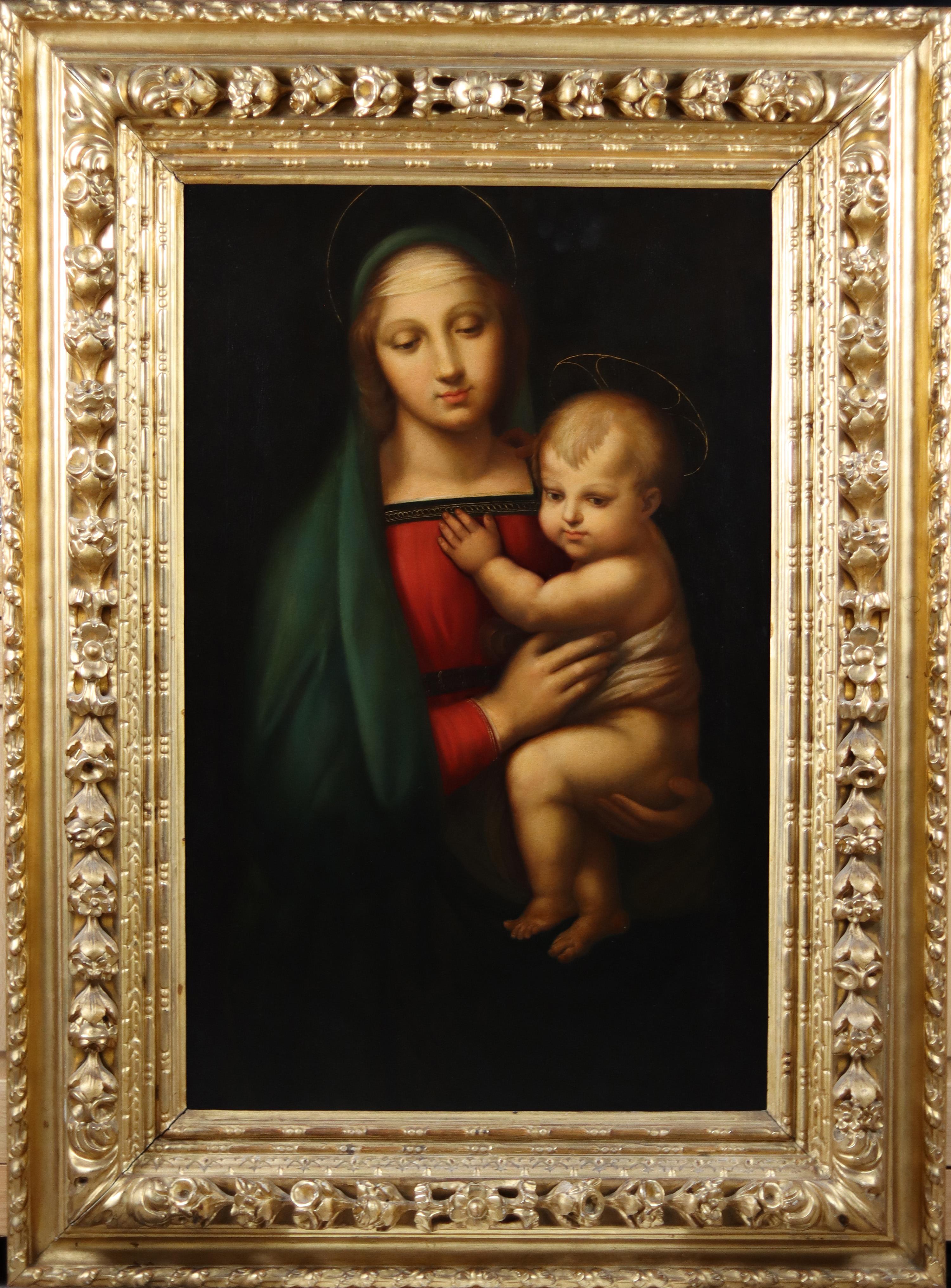 Santi Corsi Figurative Painting - Madonna del Granduca, after Raphael