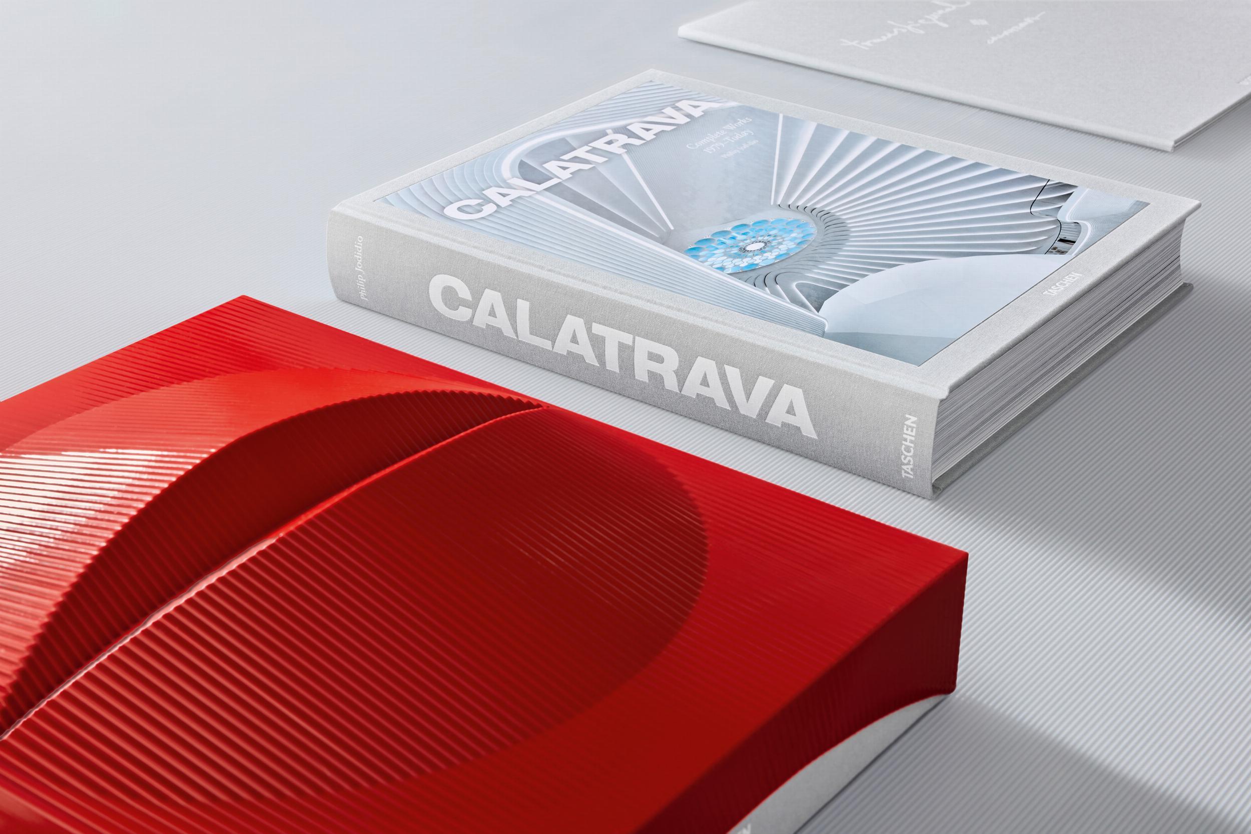 Calatrava Complete Works. Limited ed book with signed lithographs & bespoke case - Gray Abstract Sculpture by Santiago Calatrava