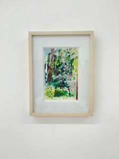 Cuernavaca Garden, Acrylic Painting on Paper, 35x26cm, Contemporary, 2026