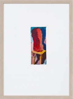 The model for the perfect portrait, Acrylic Painting on Paper, 35x26cm, 2026