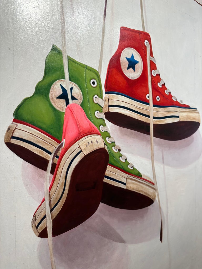 Converse Dipingere Le Scarpe Di Tela Santiago Garcia 