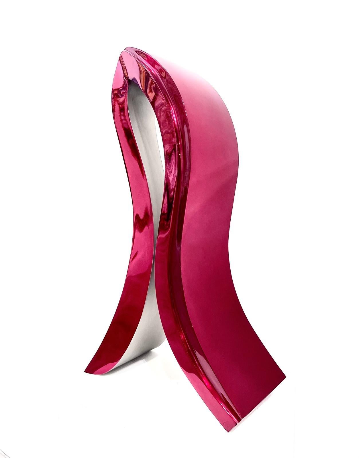 Rote Pieces (Geometrische Abstraktion), Sculpture, von Santiago Medina