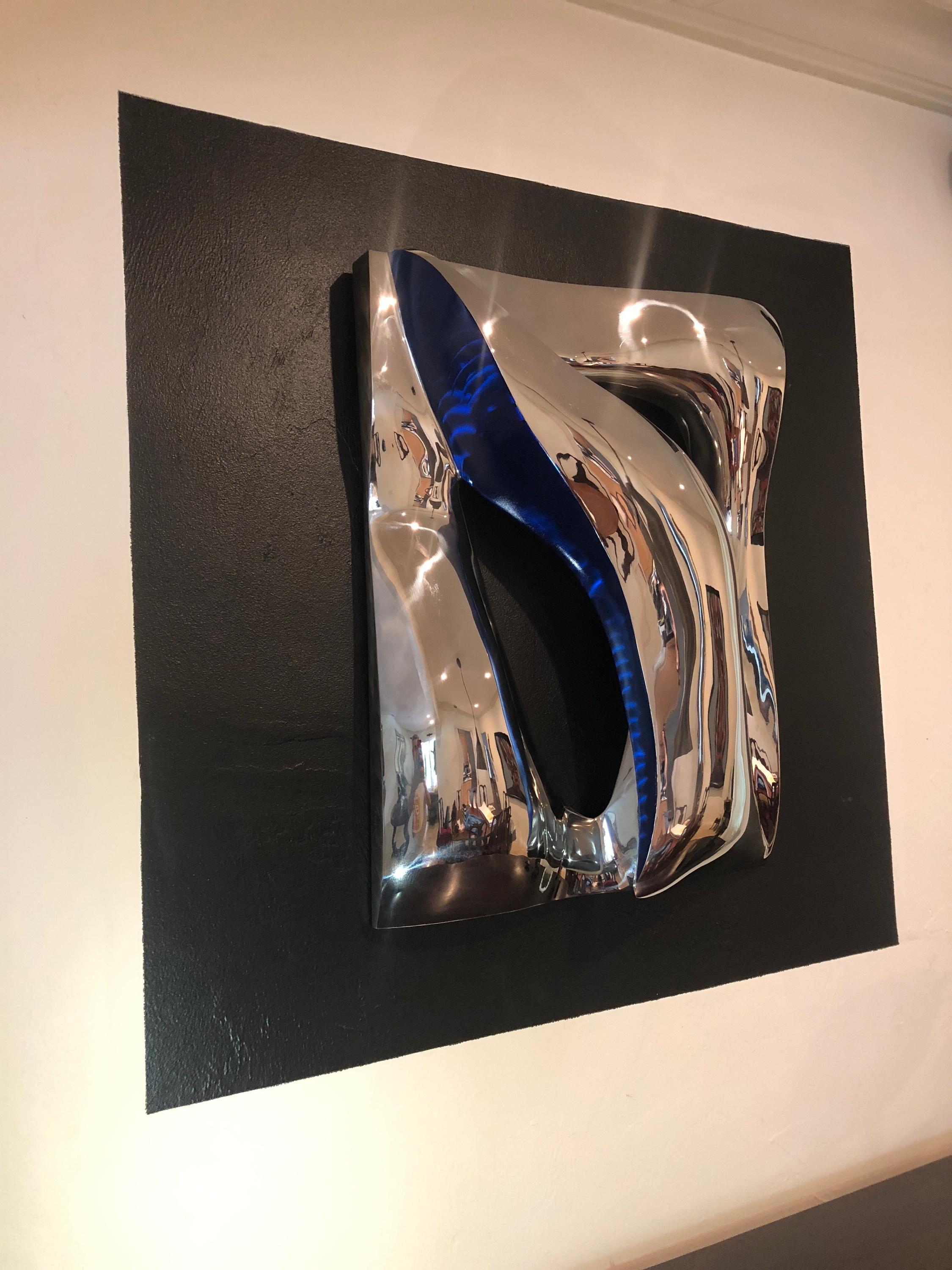 Santiago Medina - Illusion bleue, Sculpture 2018