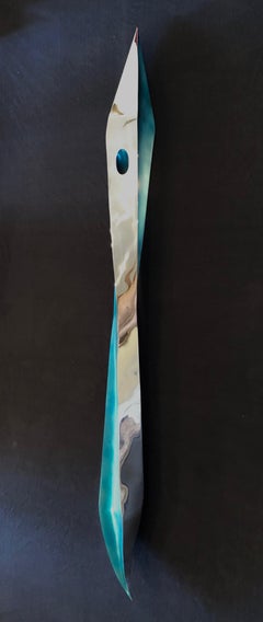 Santiago Medina - Serenità blu, scultura 2020