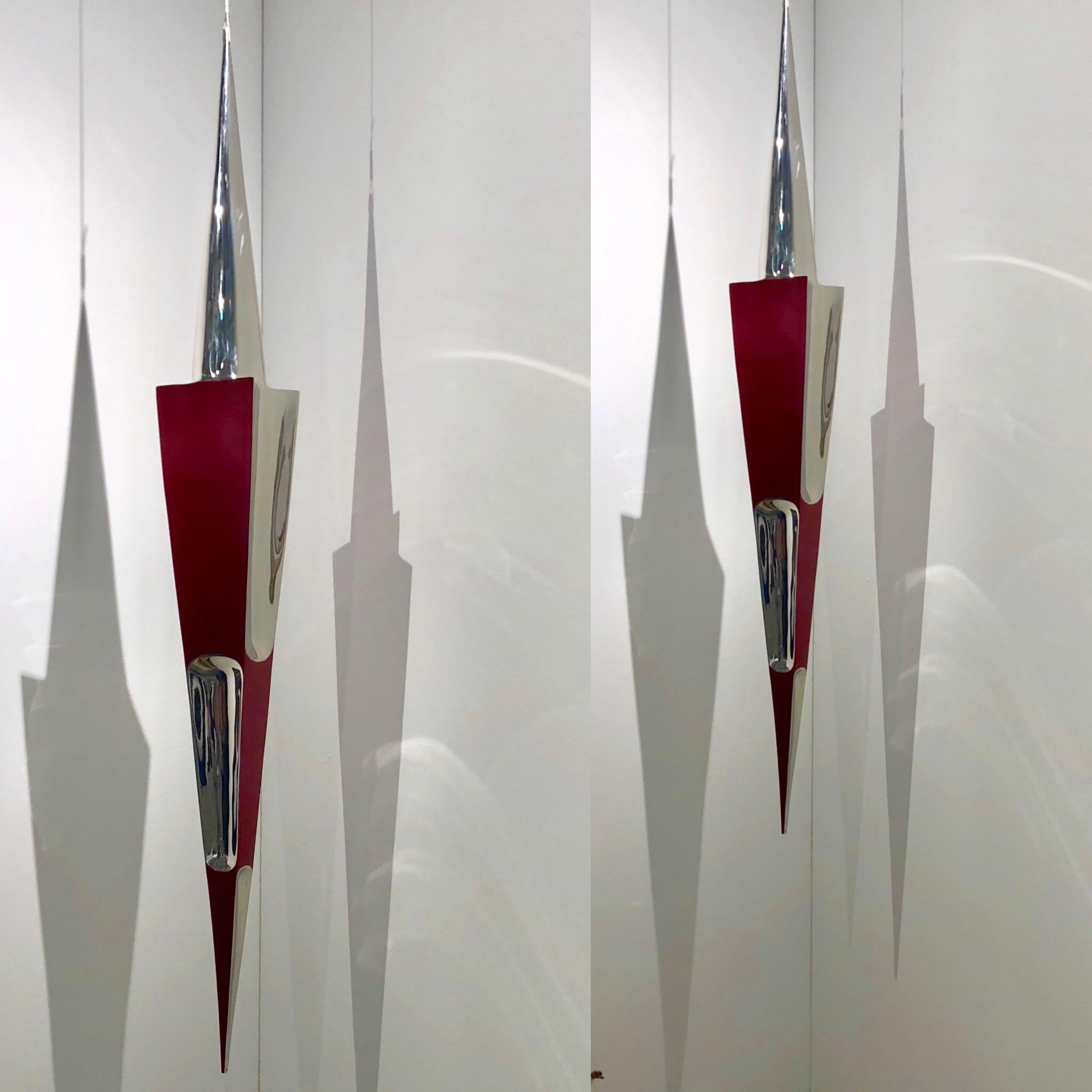 Acier inoxydable italien.

Cette sculpture sera expédiée directement depuis le studio de l
artiste.

Toutes les sculptures sont fabriquées avec de l
acier inoxydable italien de la plus haute qualité disponible et importé de la région de Milan, en