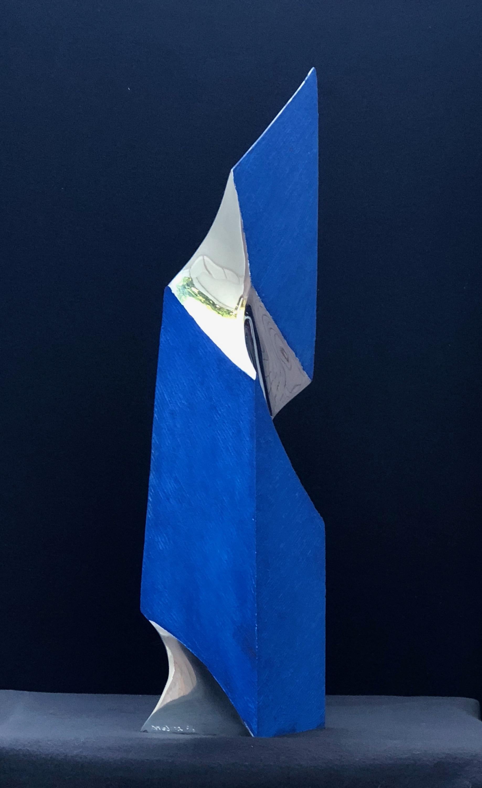 Santiago Medina - ENIGMA BLUE, Sculpture 2022 For Sale 4