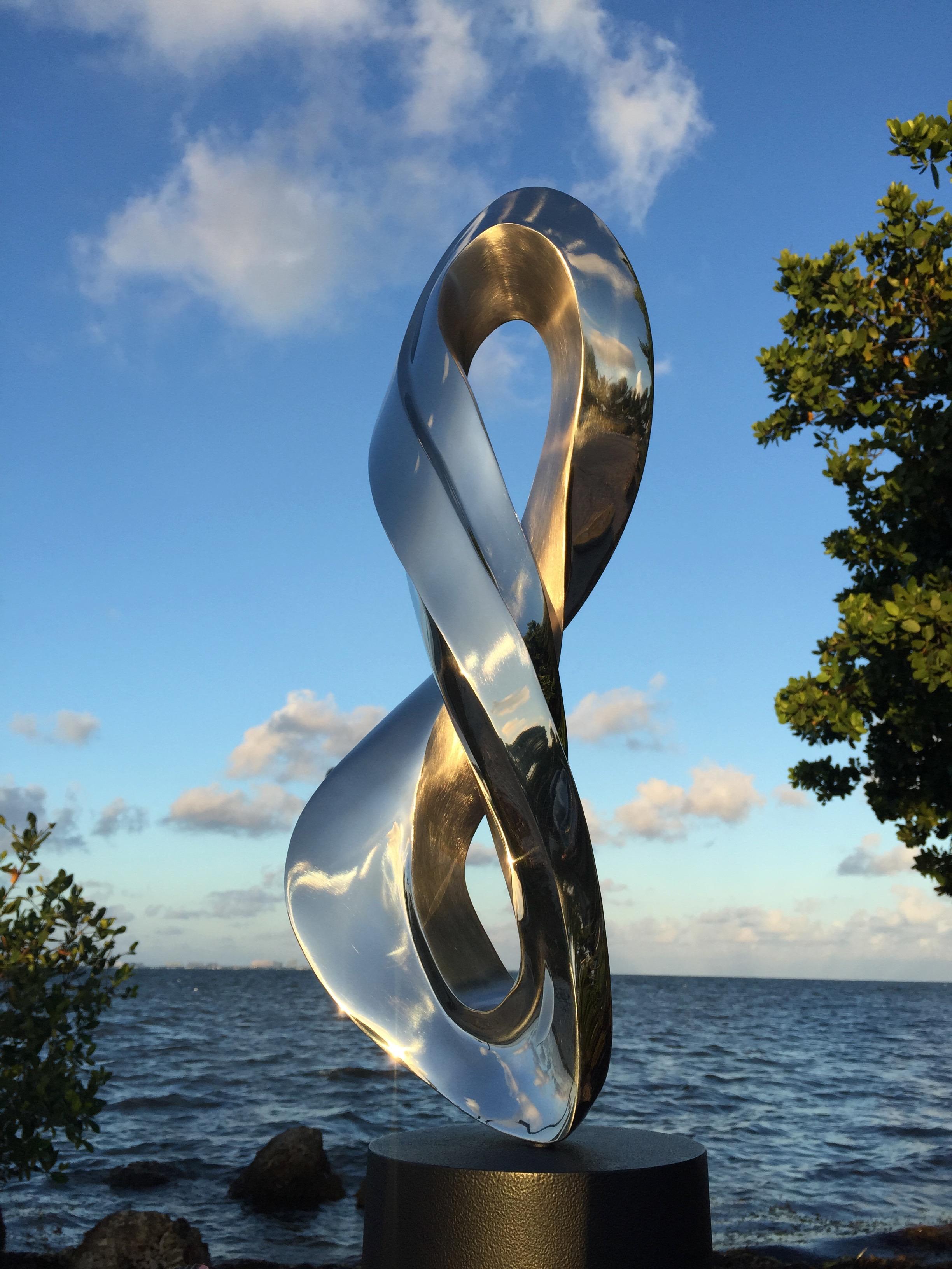 This sculpture is made out of Outdoor Marine Italian Stainless Steel.


This sculpture will be shipped directly from the artist's studio.