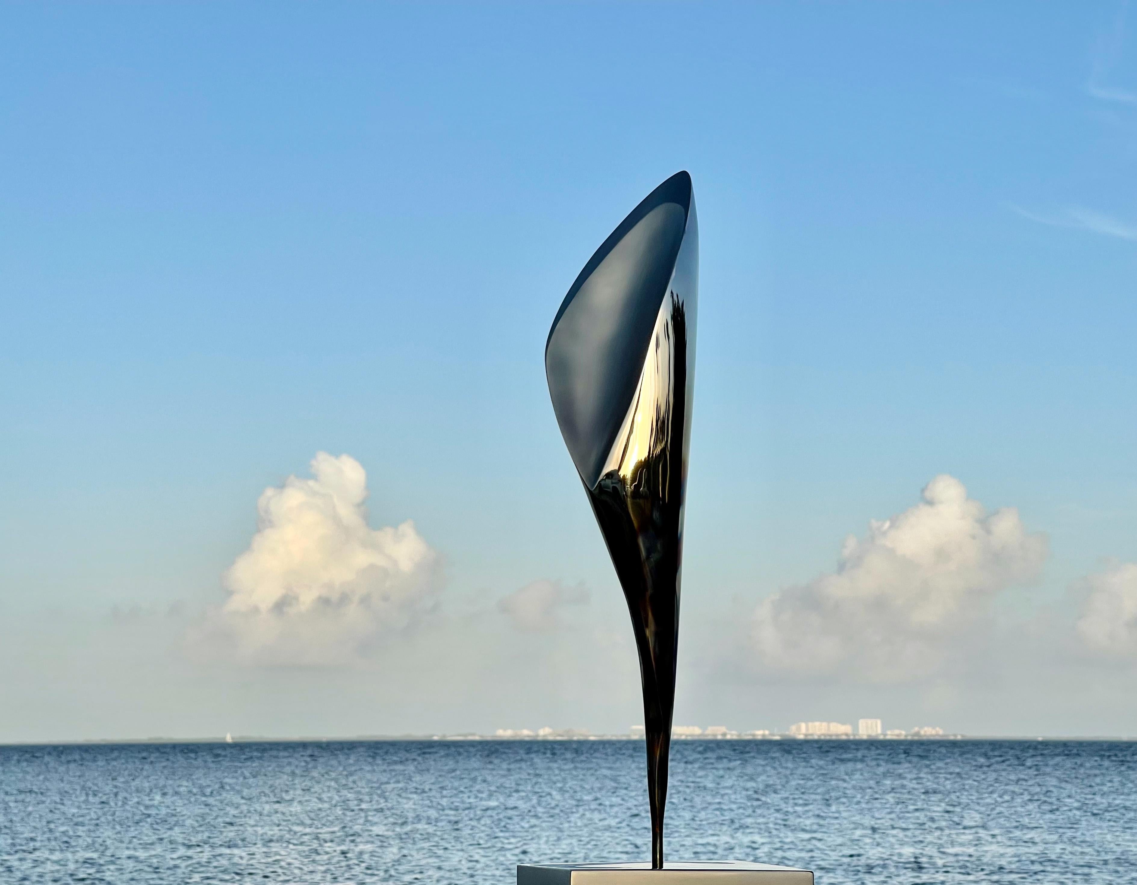 Marine Outdoor Italienischer rostfreier Stahl.

Diese Skulptur wird direkt vom Studio des Künstlers verschickt.