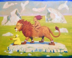 The Red-Headed Kid and the Lion in the Arctic 