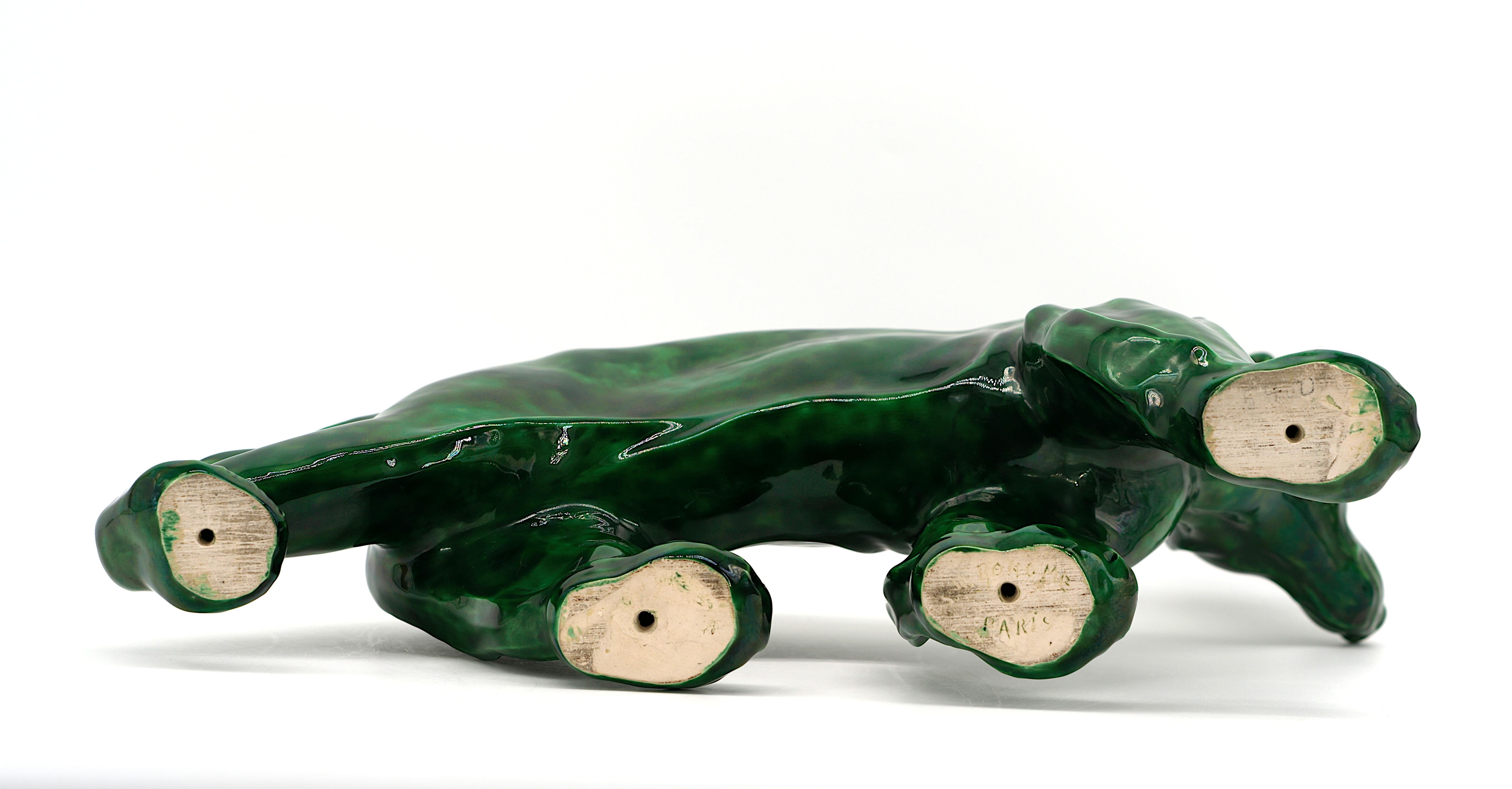 Escultura de cerámica Oso Santiago Rodríguez Bonome 1920 en venta 6