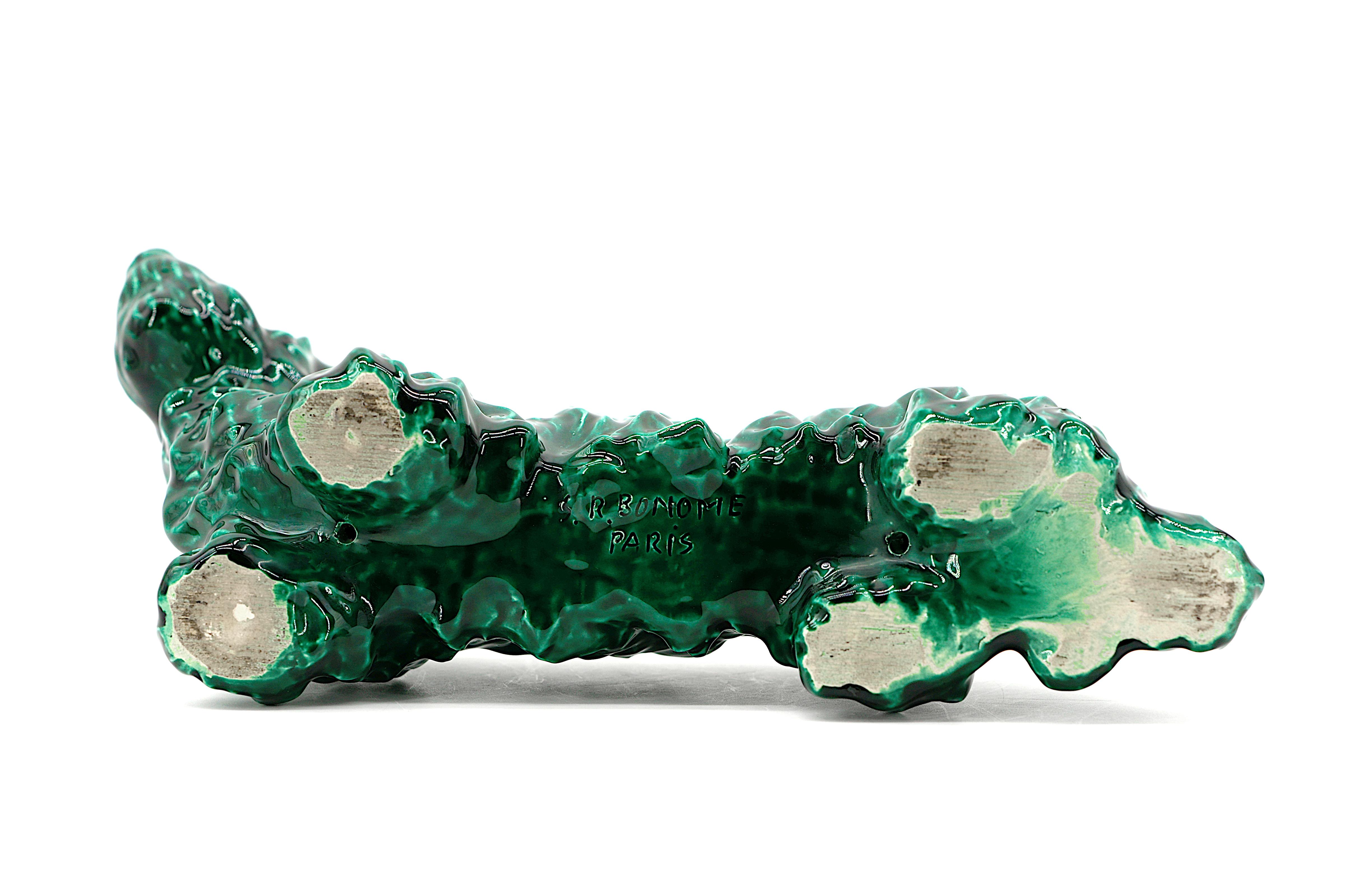 Santiago Rodriguez Bonome-Keramik-Wolkenter Terrier-Skulptur im Angebot 2