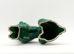 Santiago RODRIGUEZ BONOME Scultura di barboncino in ceramica Art Deco francese 1920