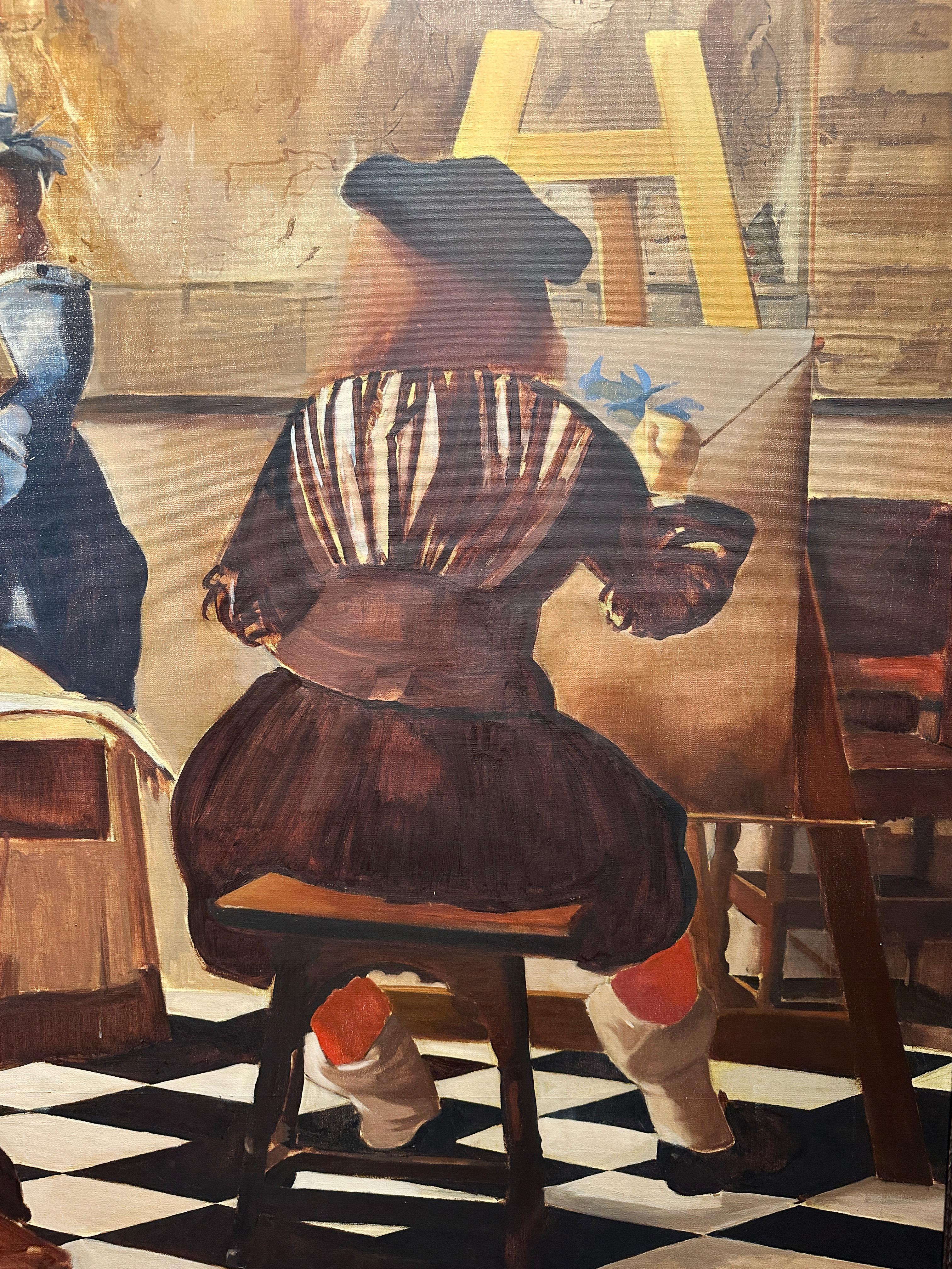 vermeer the artist in his studio