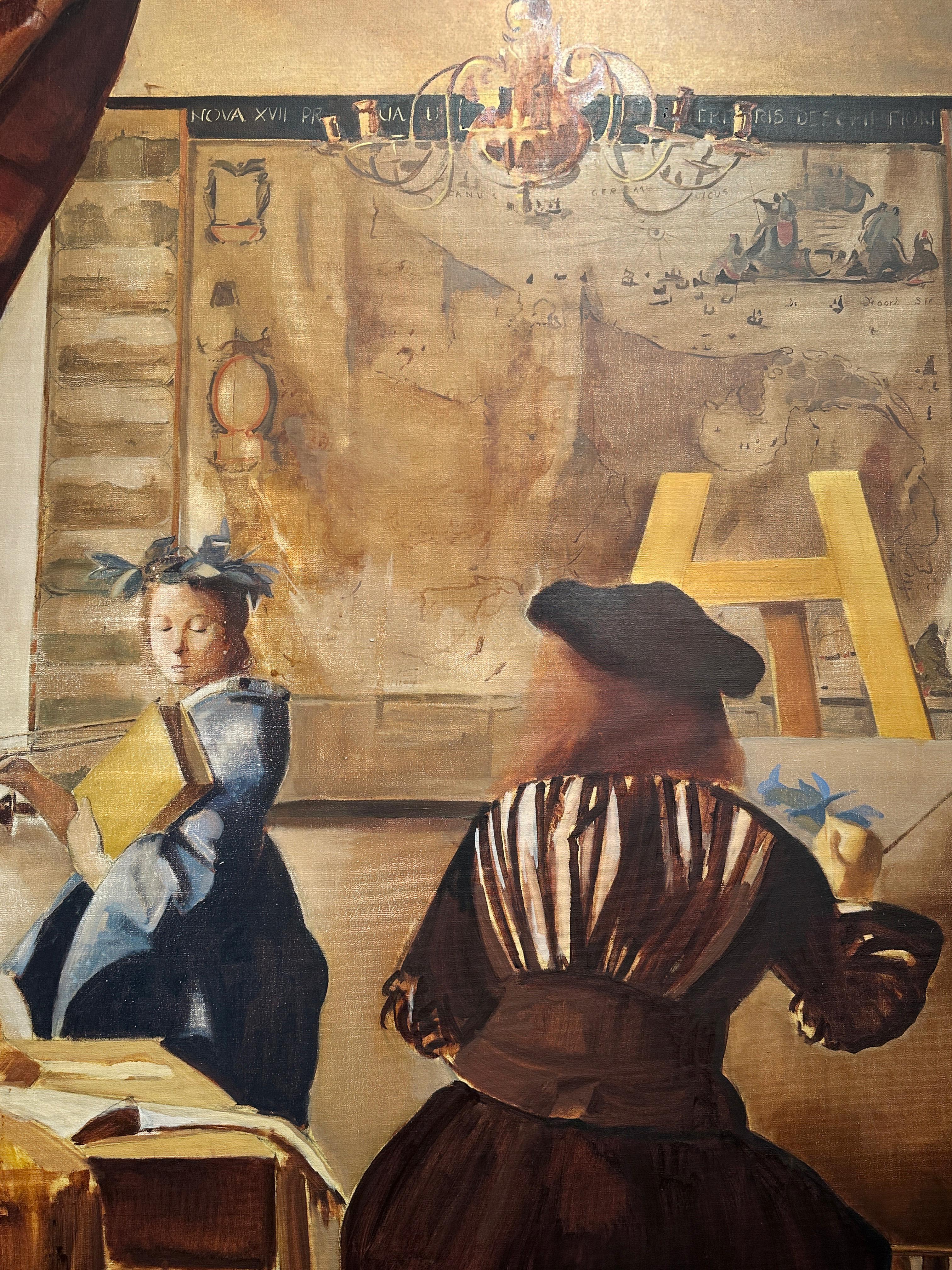 vermeer artist in his studio