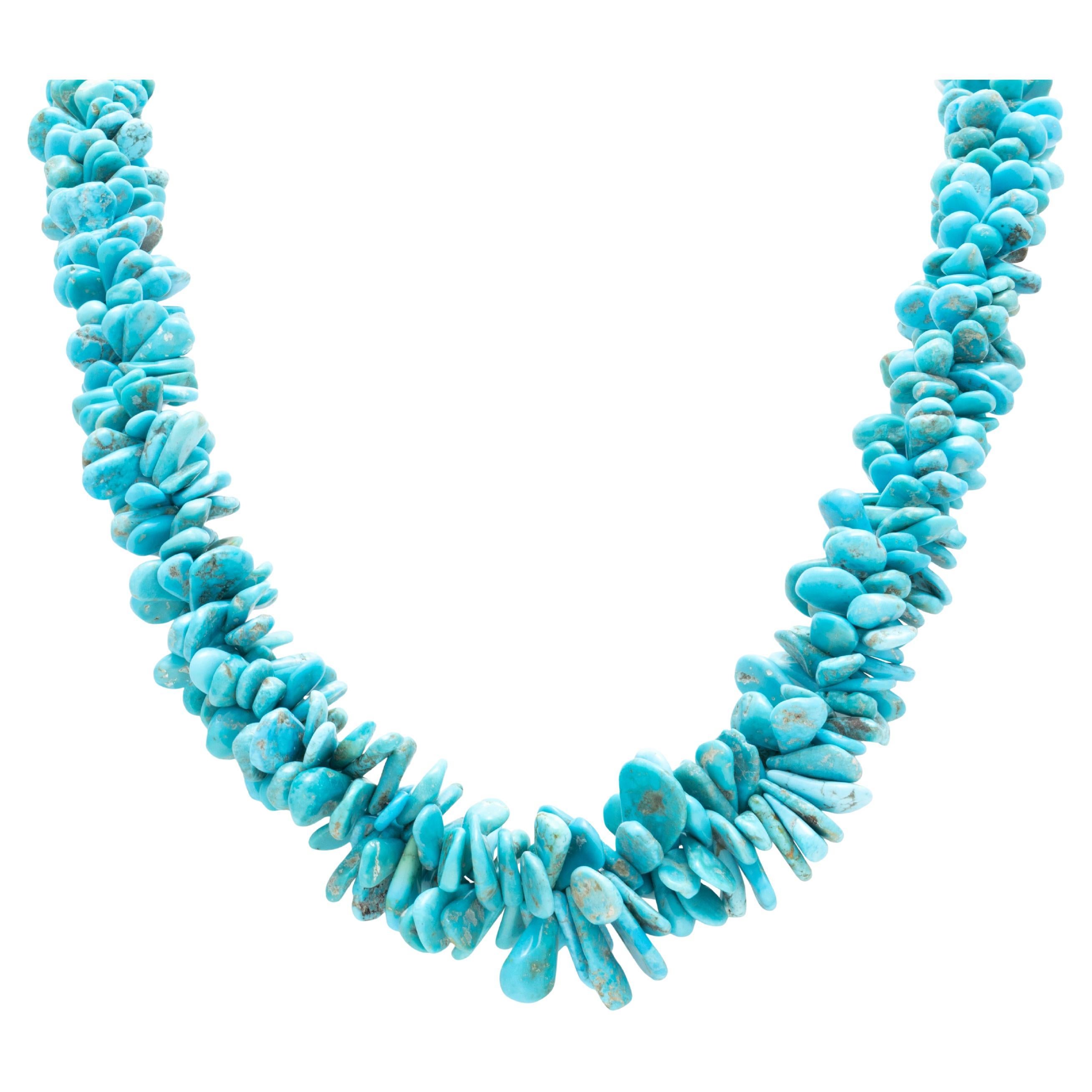 Santo Domingo Turquoise Necklace For Sale