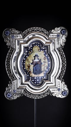 Santo Niño De Atocha Ceramic and Alpaca