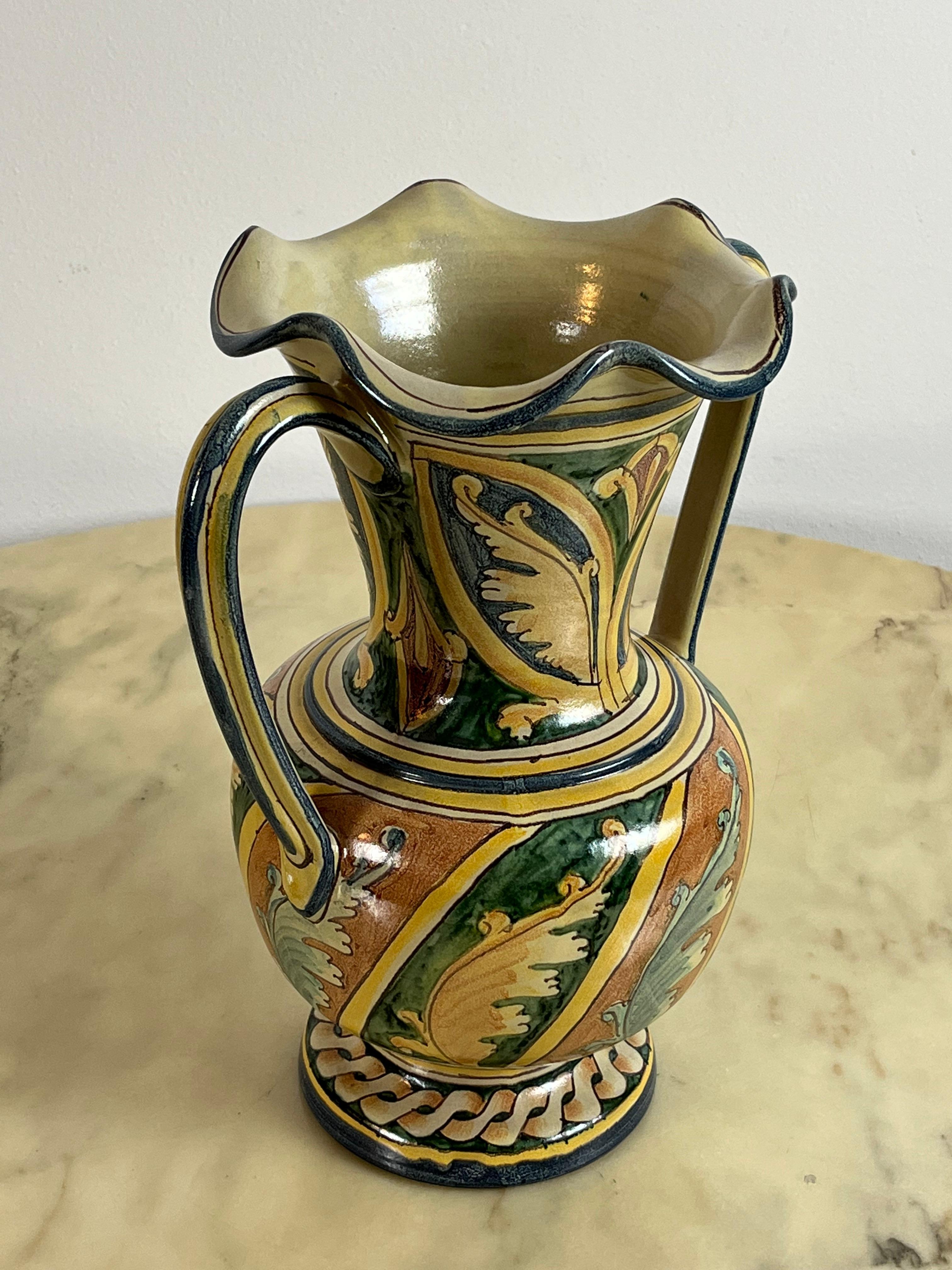 Santo Stefano di Camastra Anfora in ceramica, anni '80 In condizioni buone a Palermo, IT
