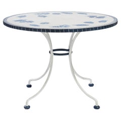 Santo Stefano White and Blue Turtles Side Table