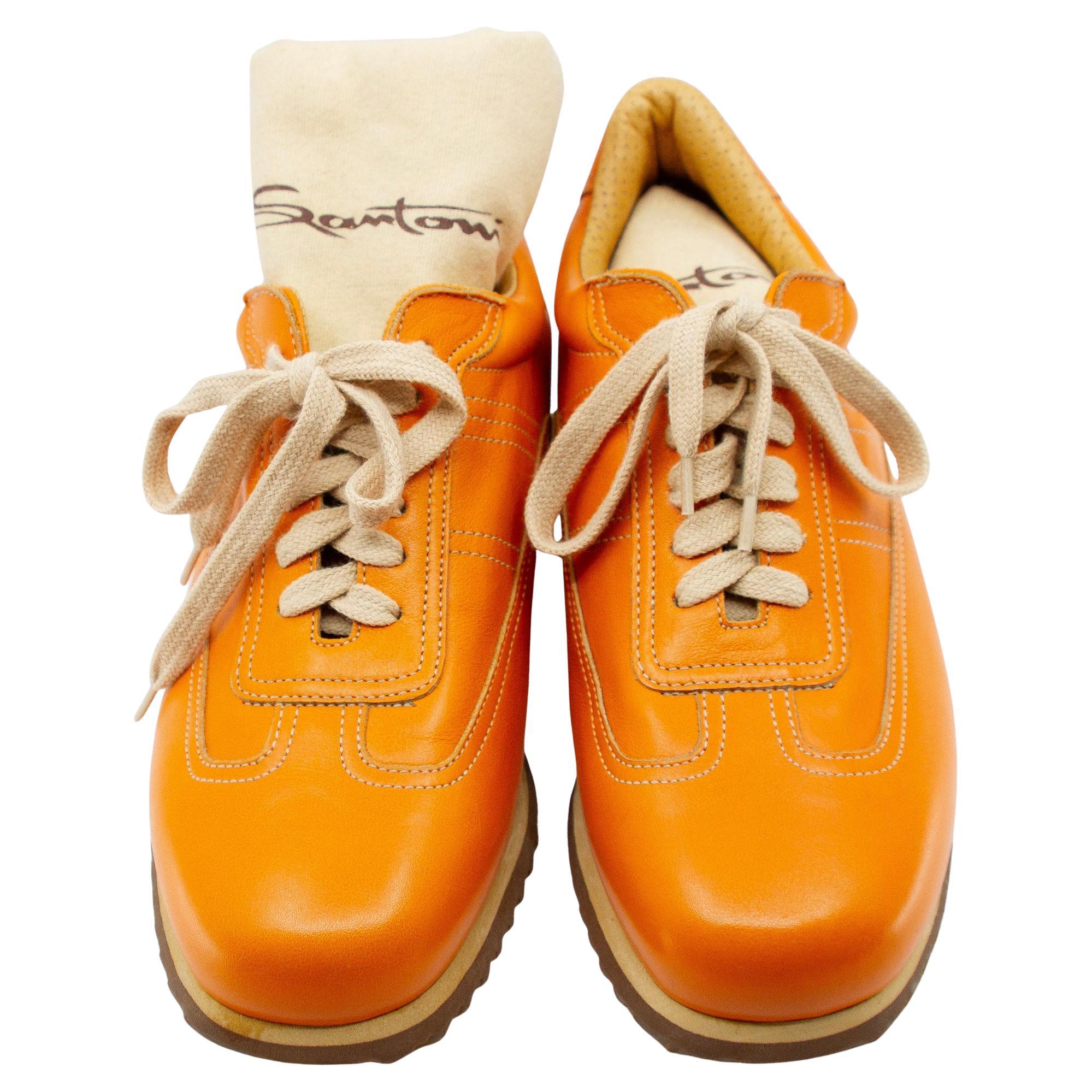 Sneakers Santoni arancione