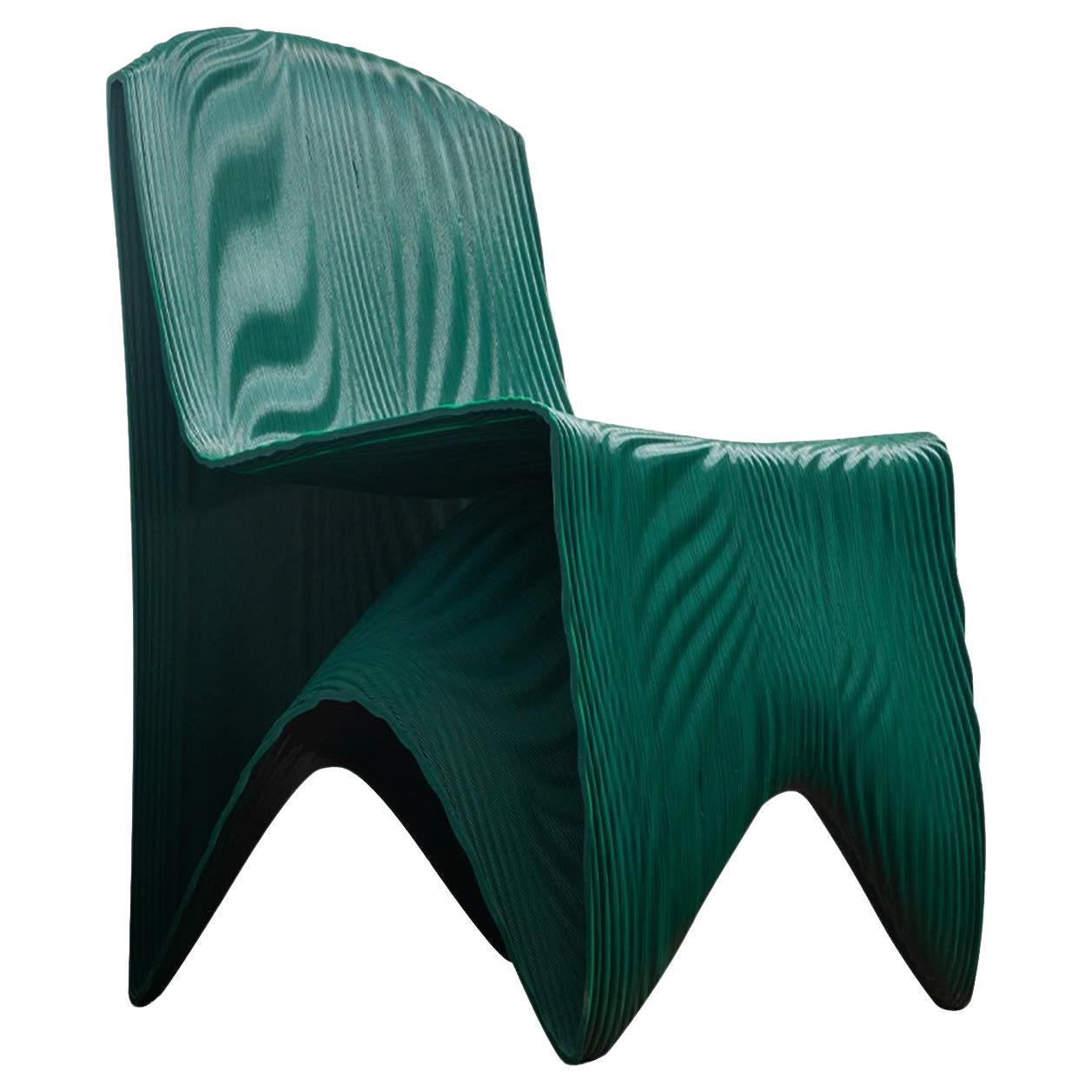 Santorini Grüne Stühle