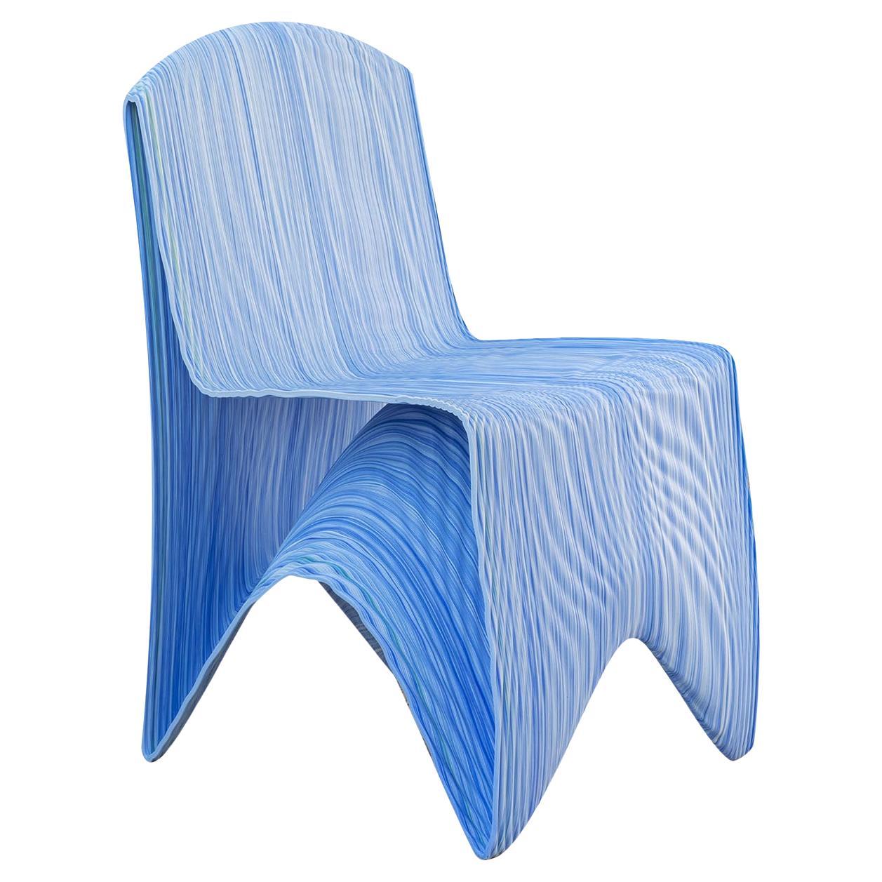 Santorini Light Blue Chair For Sale