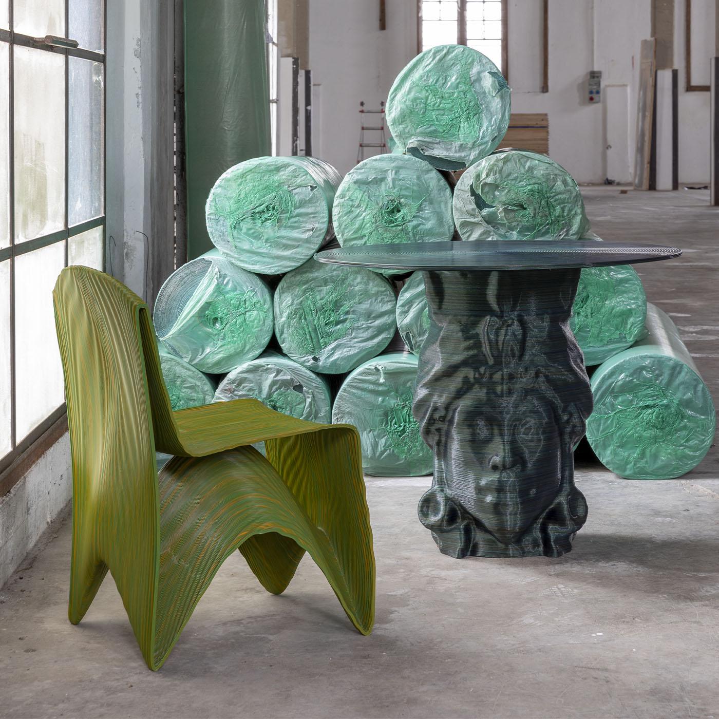 Santorini Light Green Chair In New Condition For Sale In Milan, IT