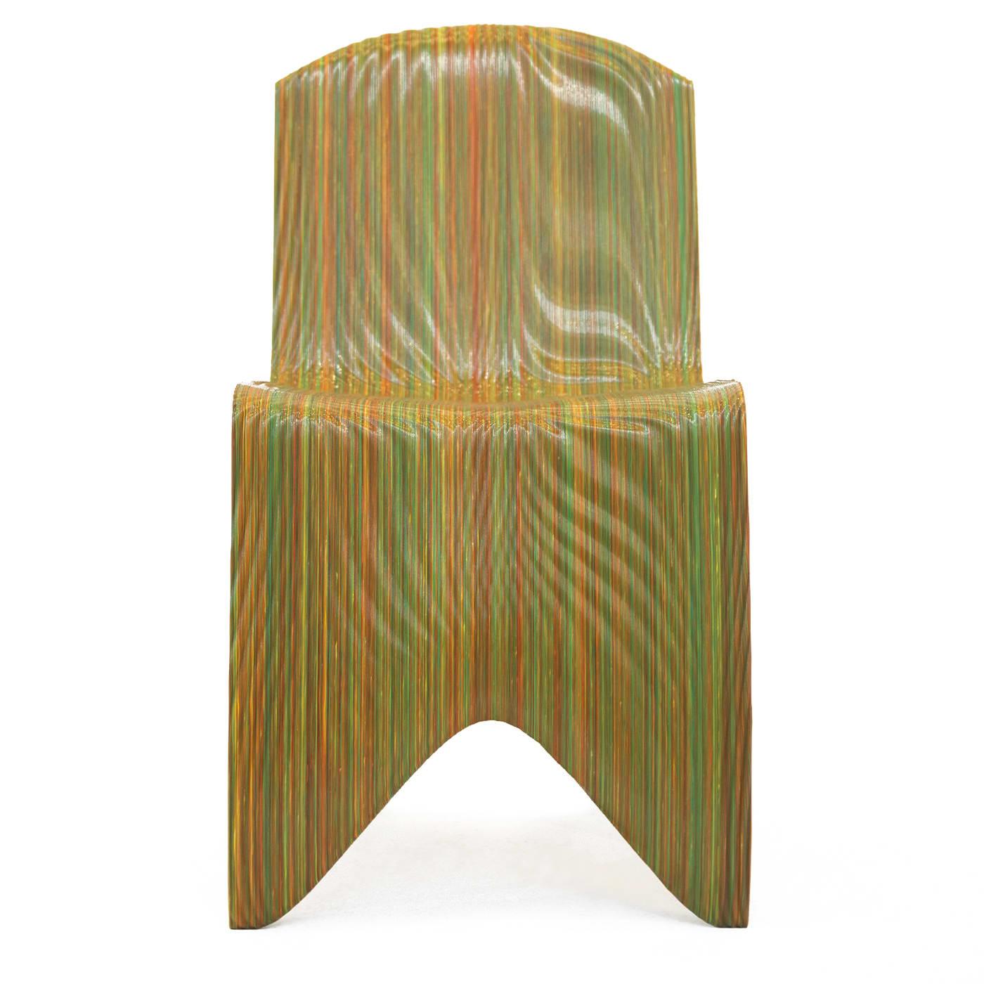 Santorini Gelber Stuhl (Moderne) im Angebot