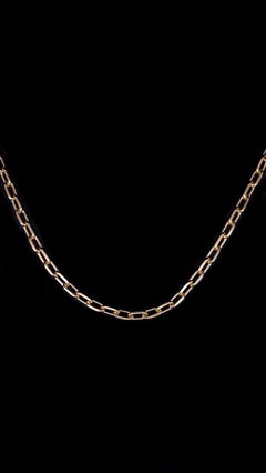 Santos de Cartier Gold Necklace 18"