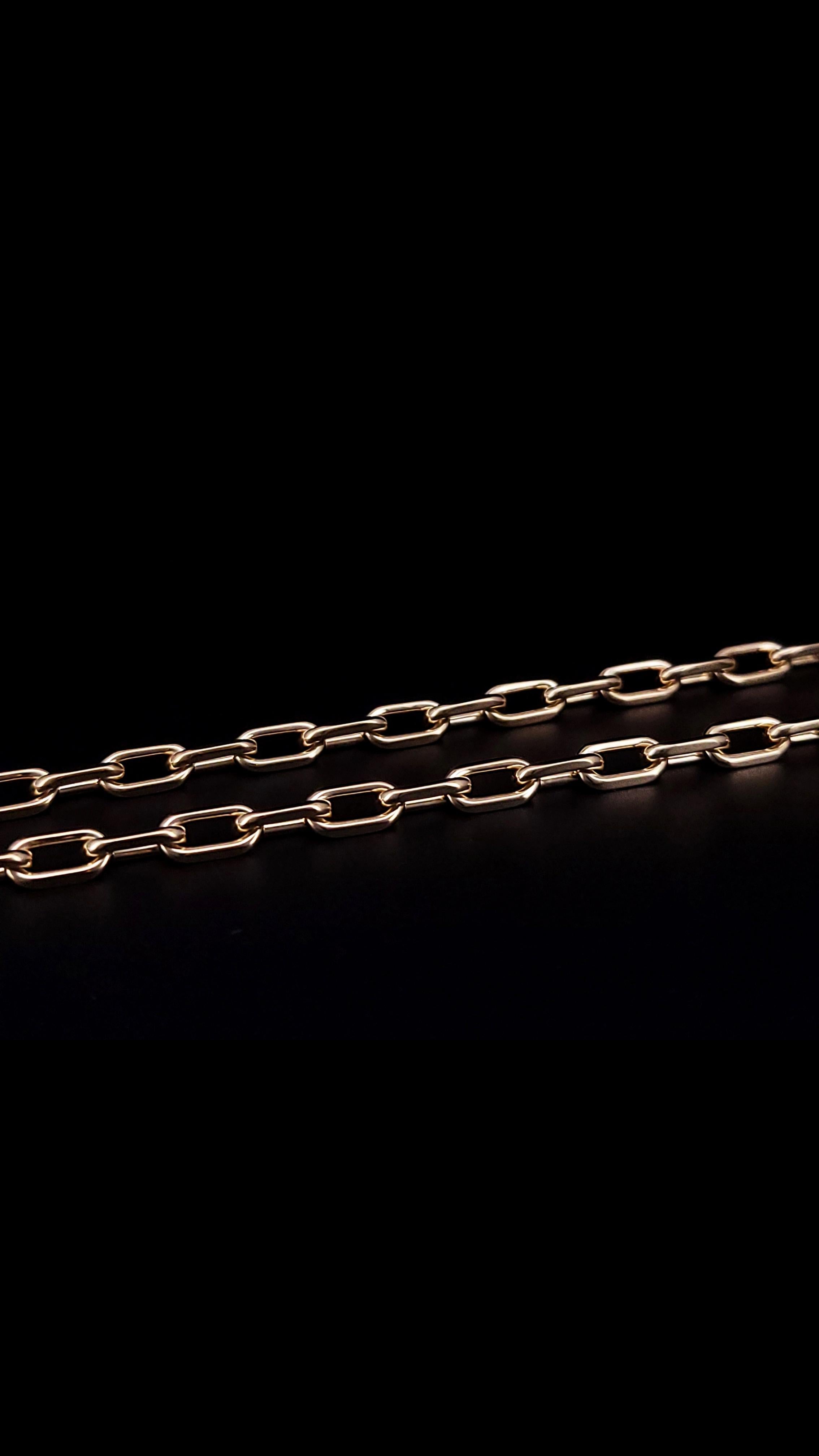 Collana in oro di Cartier da 18 pollici In condizioni Nuovo in vendita a New York, NY