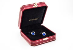 Santos De Cartier Watches Crown Decor Cufflinks