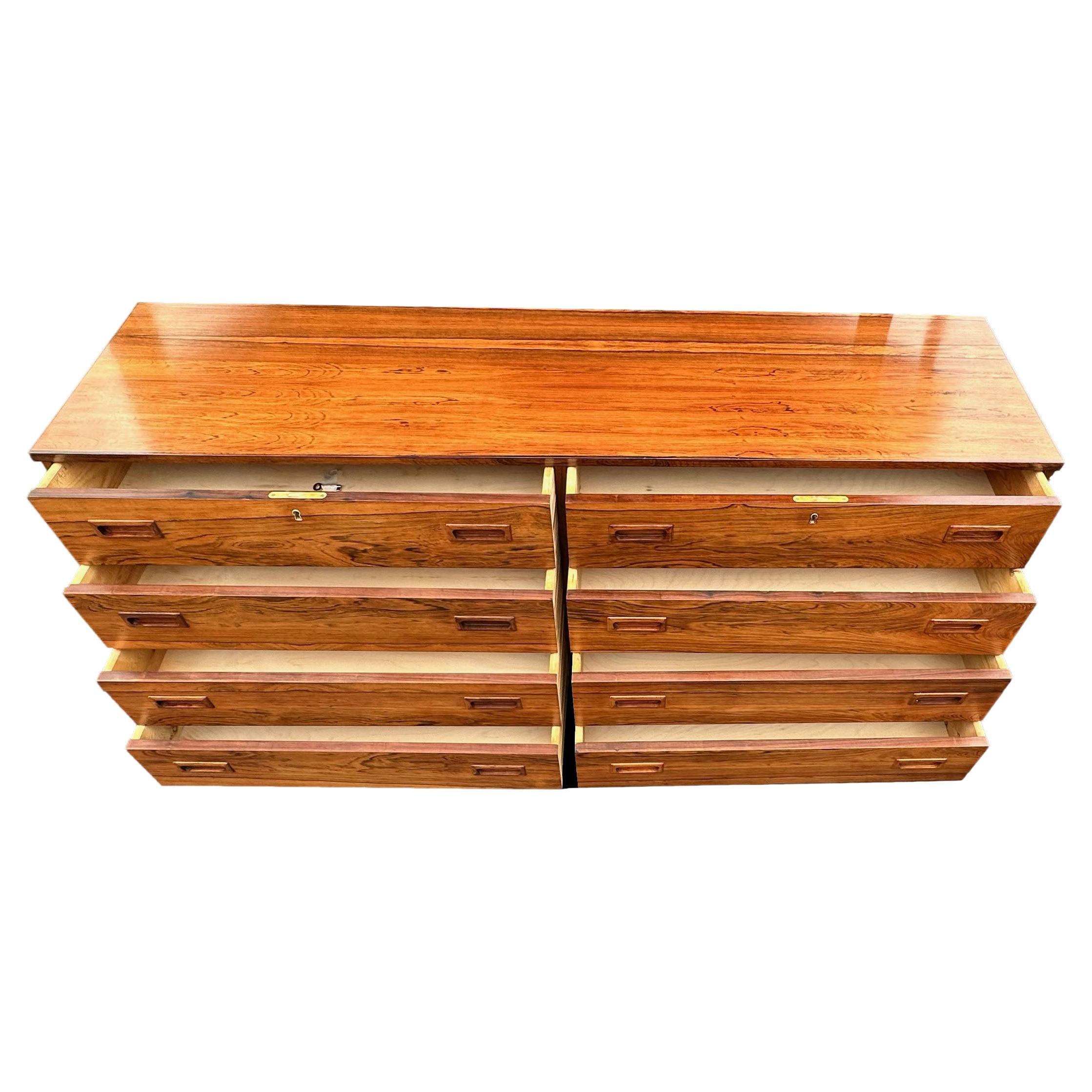 Santos, Schrank aus Palisanderholz mit acht Schubladen