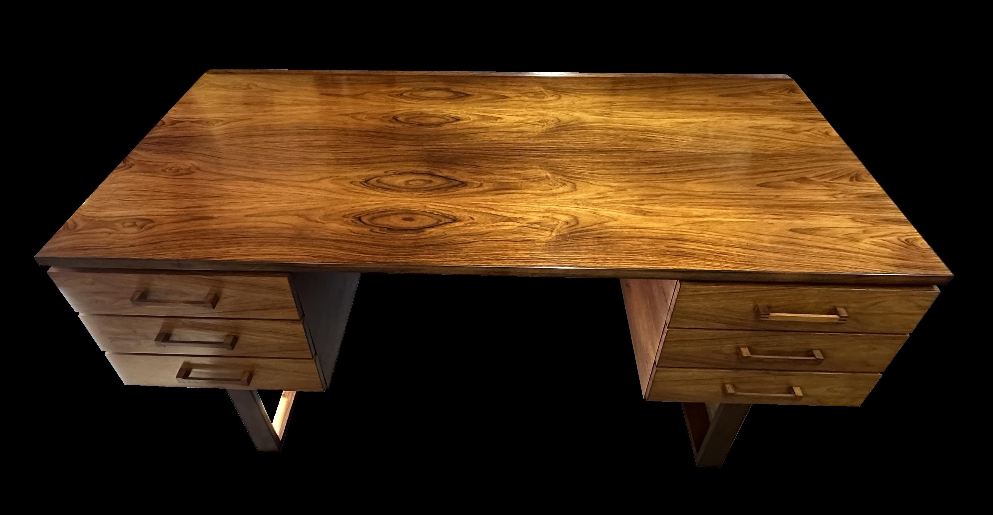 Santos Rosewood Desk by Jensen & Valeur for Dyrlund 1