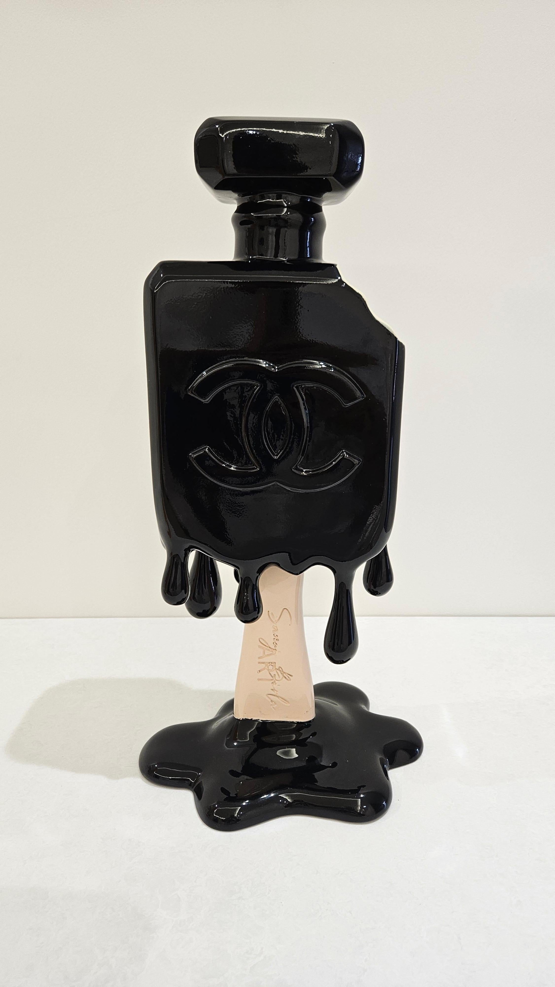 Sculpture Coco Popsicle (Noir)-édition limitée iconique pop art-art contemporain - Beige Figurative Sculpture par Sanuj Birla